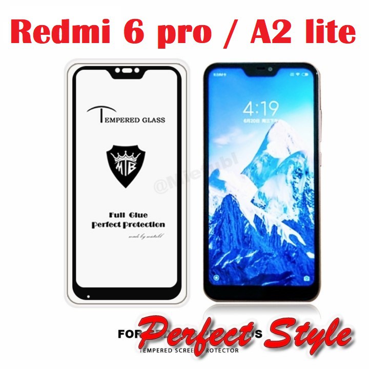 FREESHIP ĐƠN 99K_Cường Lực Xiaomi Redmi 6 pro / A2 lite Full 5D Không Chấm Liti, Hít Toàn Màn