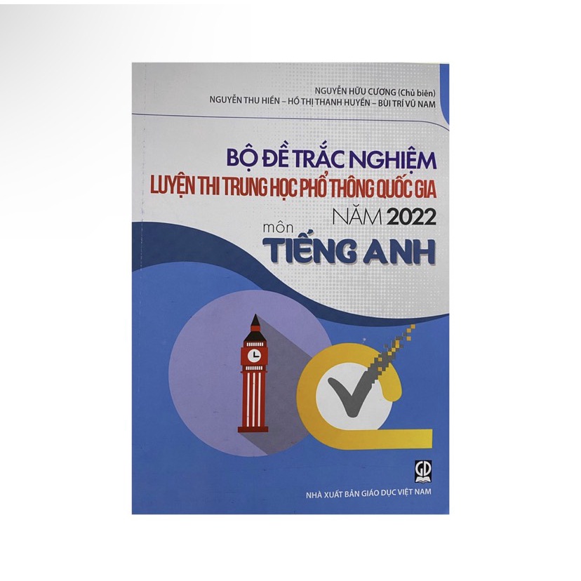 Sách - Bộ đề trắc nghiệm luyện thi trung học phổ thông quốc gia năm 2022 ( combo )