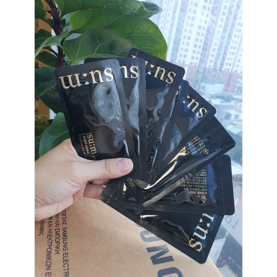 Mặt Nạ SU:M37 Sủi Bọt Thải Độc Bright Award Bubble-De Mask Black