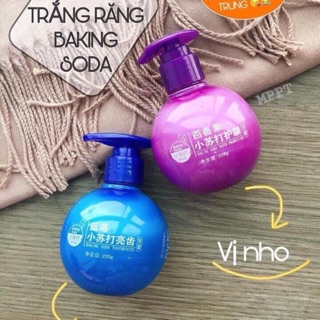 Combo 3 chai kem đánh răng baking soda