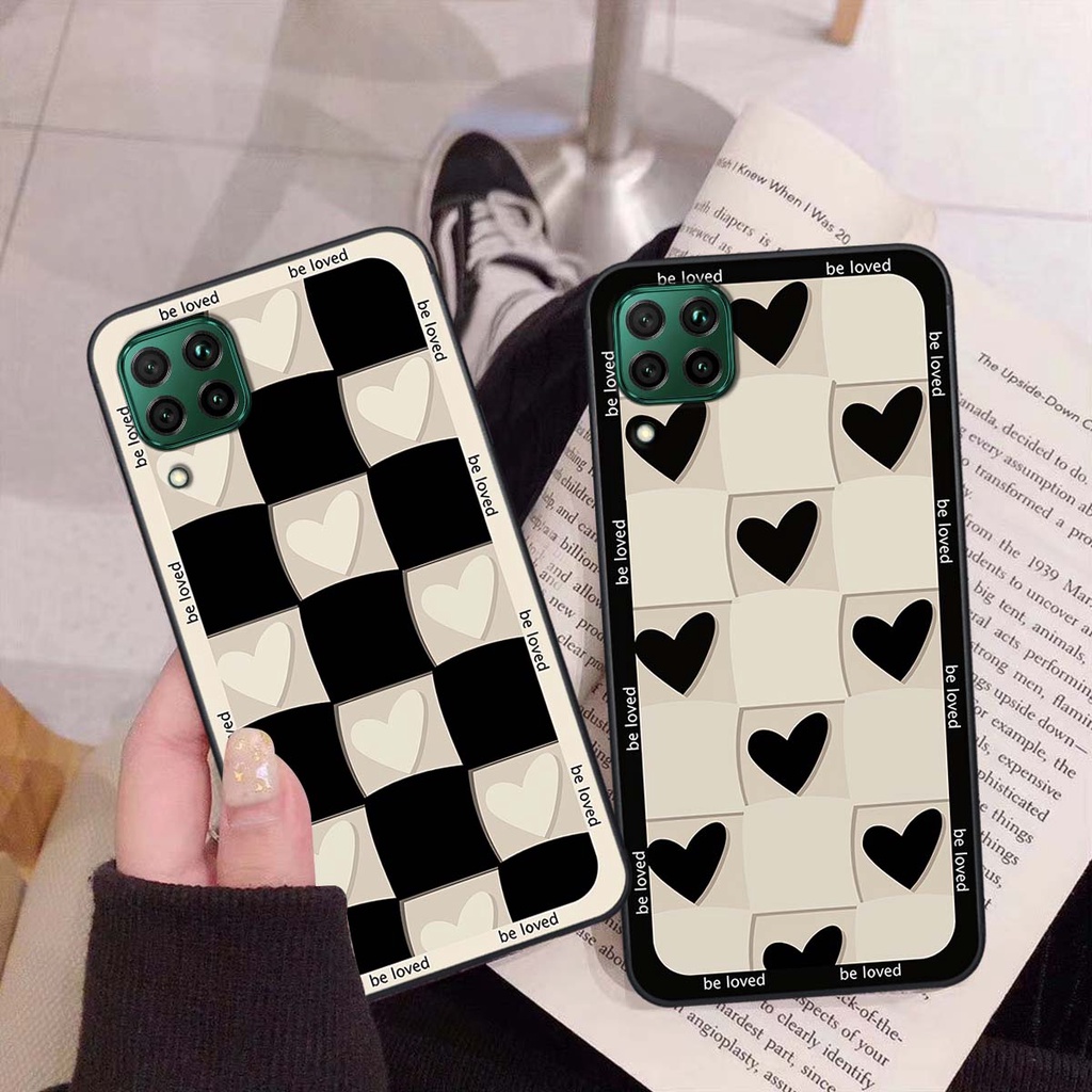 Ốp Huawei Nova 7i trái tim, thời trang, thể thao, ốp viền dẻo đẹp