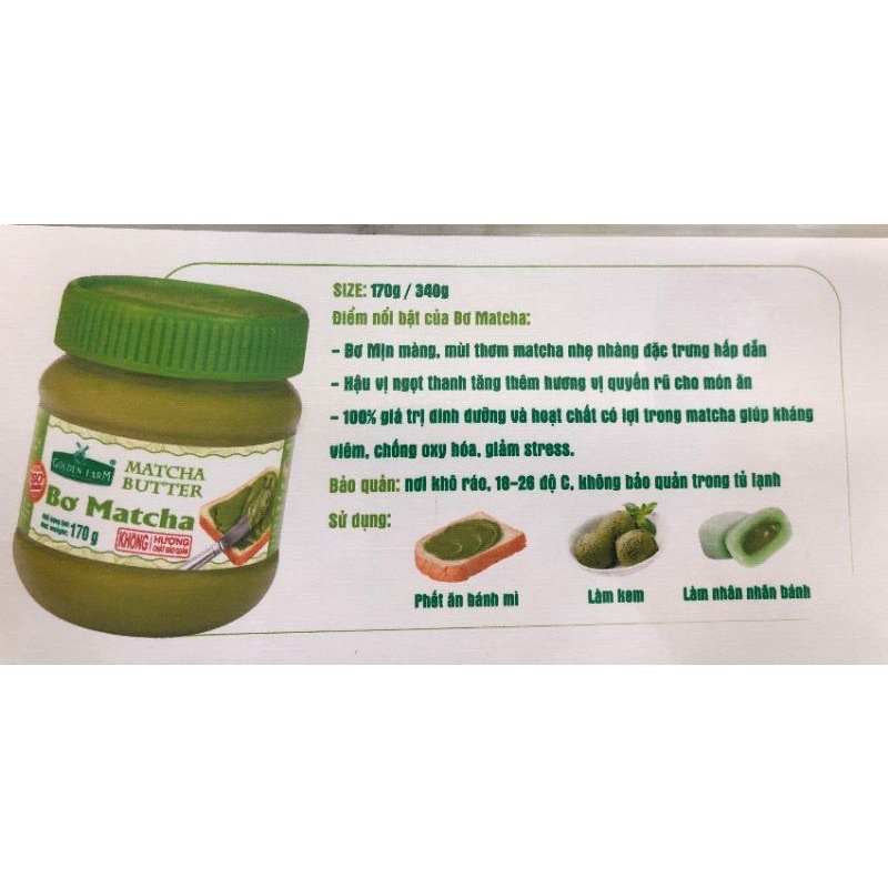 Bơ Matcha Golden Farm