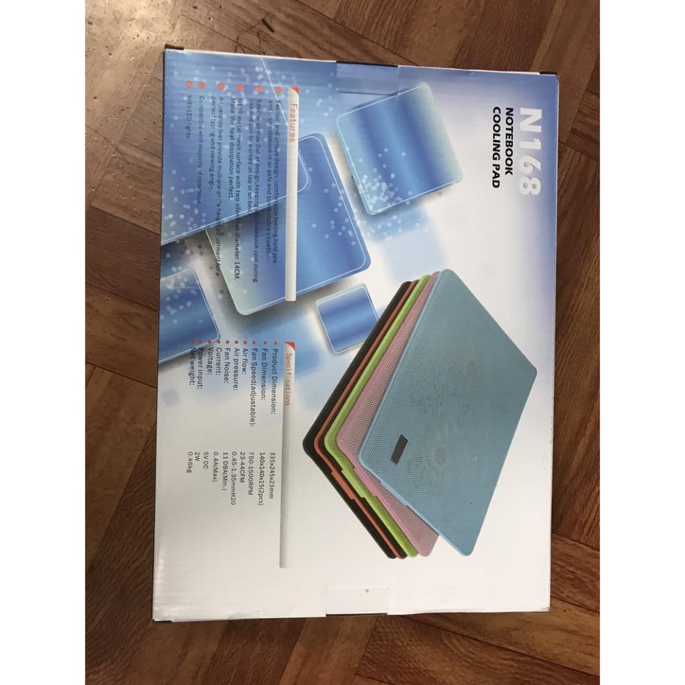 Đế Tản Nhiệt - Đế tản nhiệt laptop N99 2 quạt, fan laptop n99 làm mát cực nhanh.bảo hành 3 tháng - Home.mall