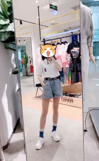 Áo croptop polo cổ bẻ 🍬🍭🍭