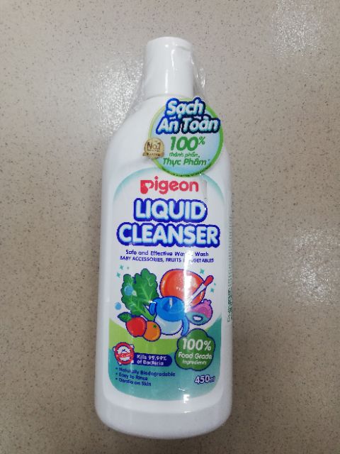 NƯỚC RỬA BÌNH SỮA PIGEON 450ML