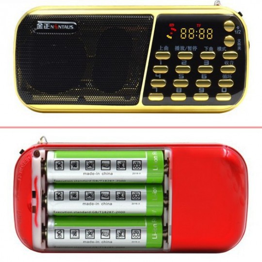 Loa nghe pháp Craven CR-853 3 pin siêu trâu chính hãng Nghe Kinh Phật, Nhạc, Thẻ Nhớ USB