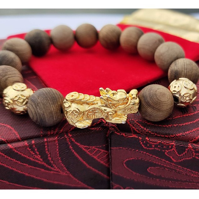 [SALE OFF] [Tặng Nhẫn] Vòng Ngọc Am xịn Tỳ Hưu, Hạt charm mạ vàng  hương thơm tự nhiên dành cho nam nữ | BigBuy360 - bigbuy360.vn