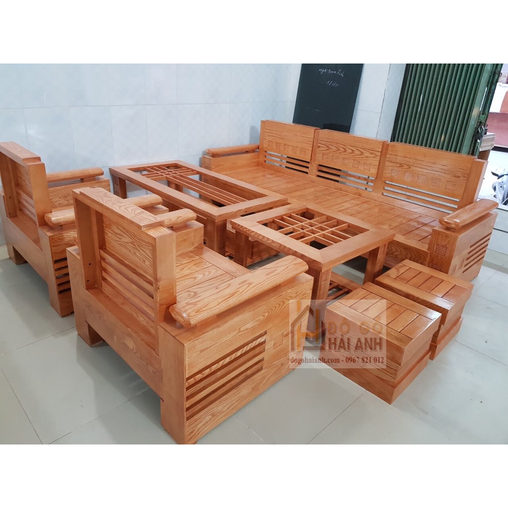 bàn ghế gỗ phòng khách giá rẻ TPHCM