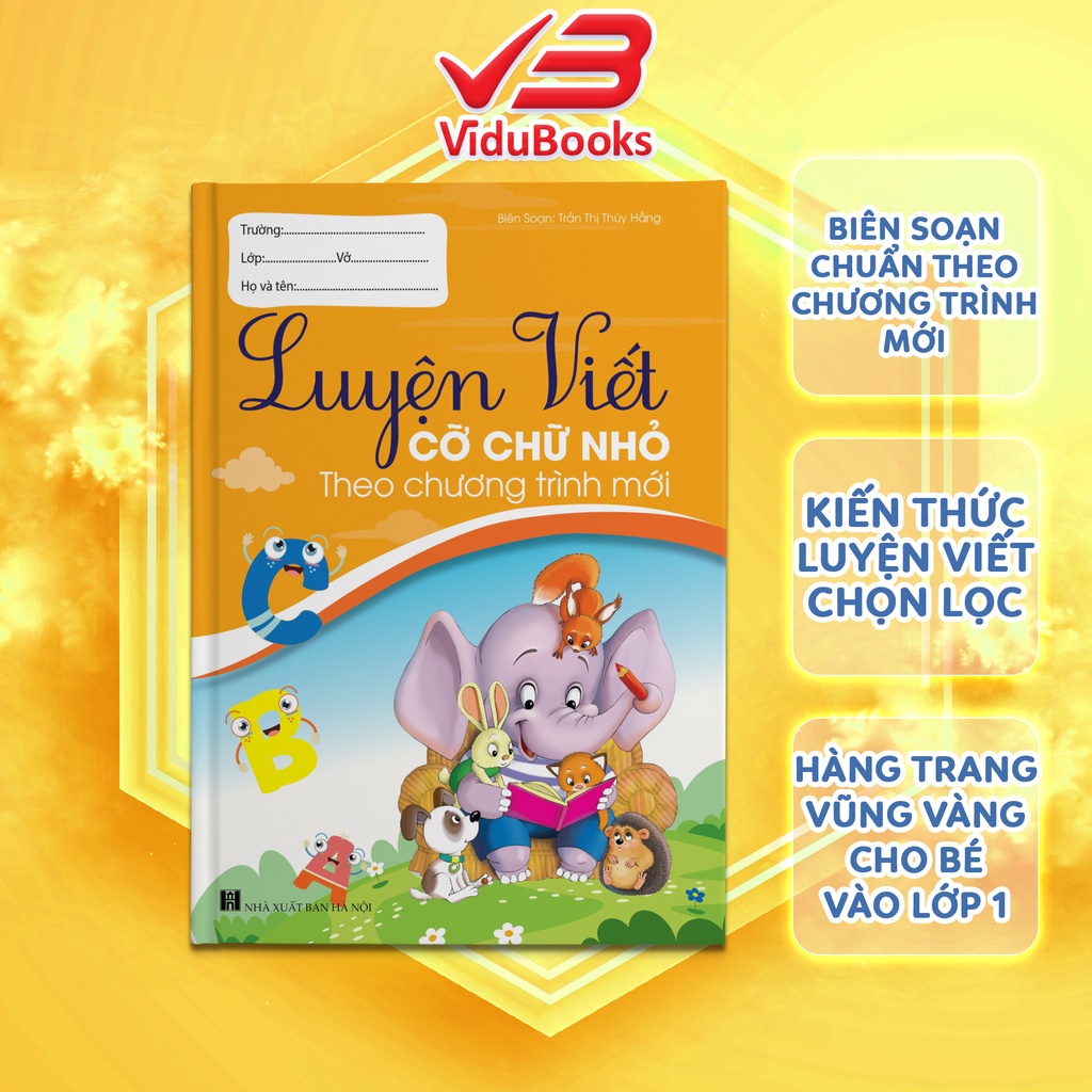 Sách luyện viết cỡ chữ nhỏ theo chương trình mới