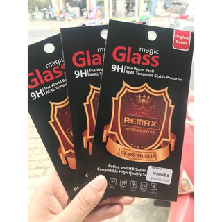 Kính Cường Lực Mỏng 0,1mm Chính Hãng Remax dành cho iPhone 6 —> X