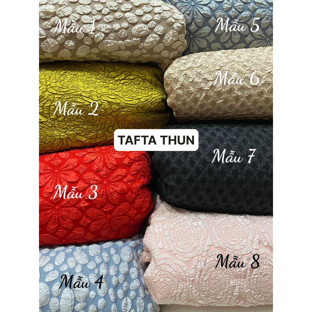 Vải Gấm Tafta Hoa Mẫu Tổng Hợp - LOẠI HÀNG CAO CẤP