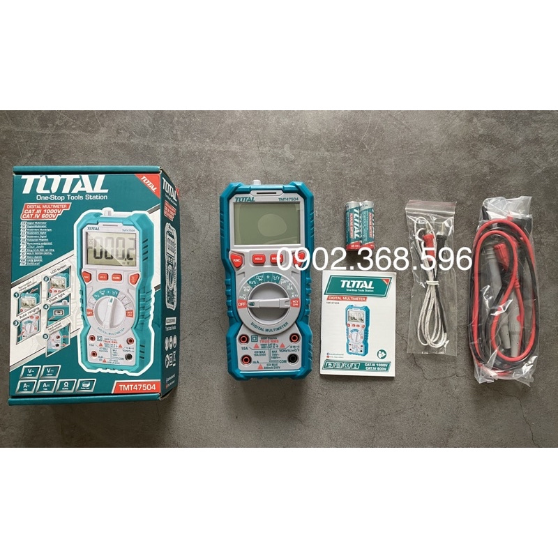 Model 2021 - Đồng hồ đo điện đa năng Total TMT47504