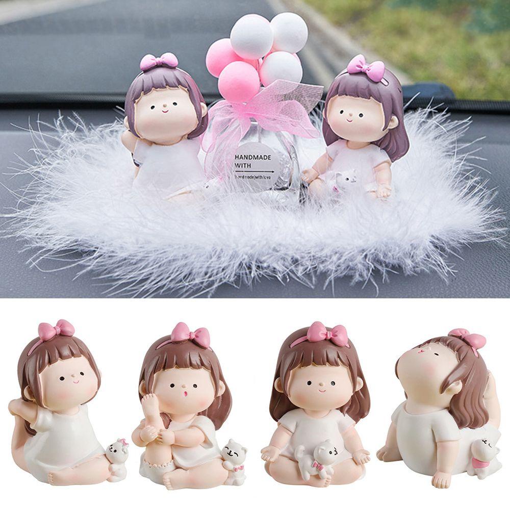 Mô Hình Cô Gái Bằng Nhựa Resin Trang Trí Bàn Tiệc Cưới