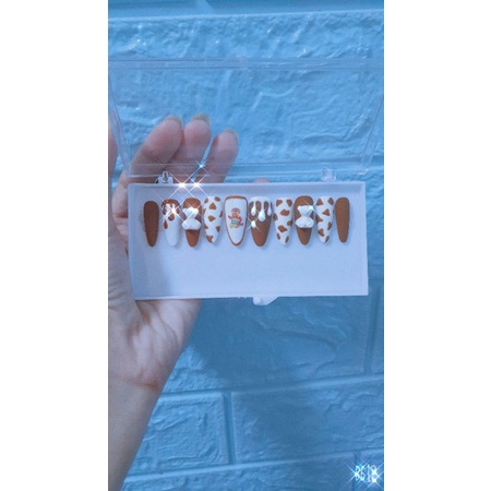 Nail box - Móng up thiết kế : Gấu