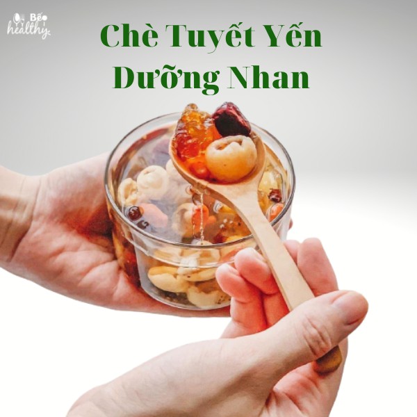 Chè dưỡng nhan tuyết yến set nấu chè dưỡng nhan 5-6 chén - Bếp healthy Hà Nội