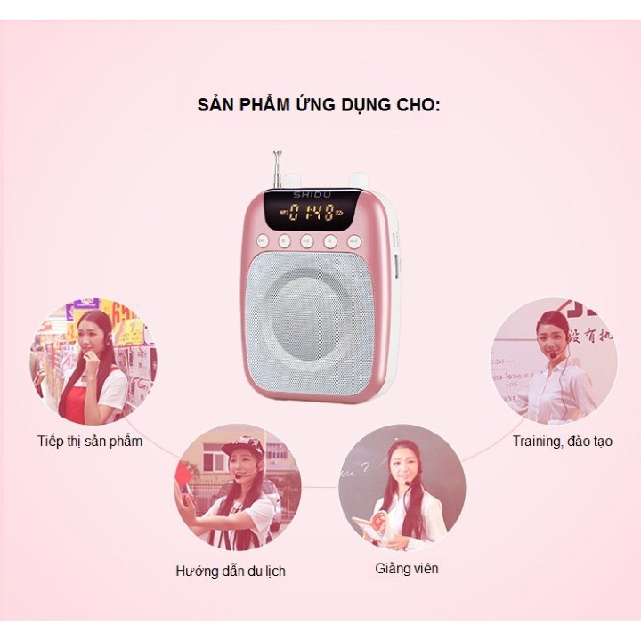 Máy Trợ Giảng Có Dây Shidu Sd-S358 Fm