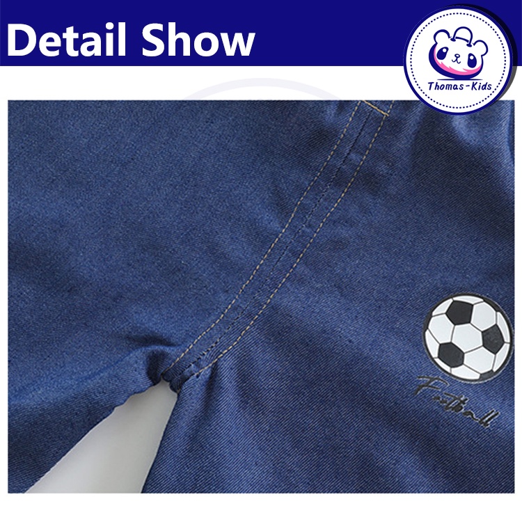 [D314#Quần short jean mềm có túi phong cách Hàn Quốc thời trang mùa hè dành cho bé trai 2021