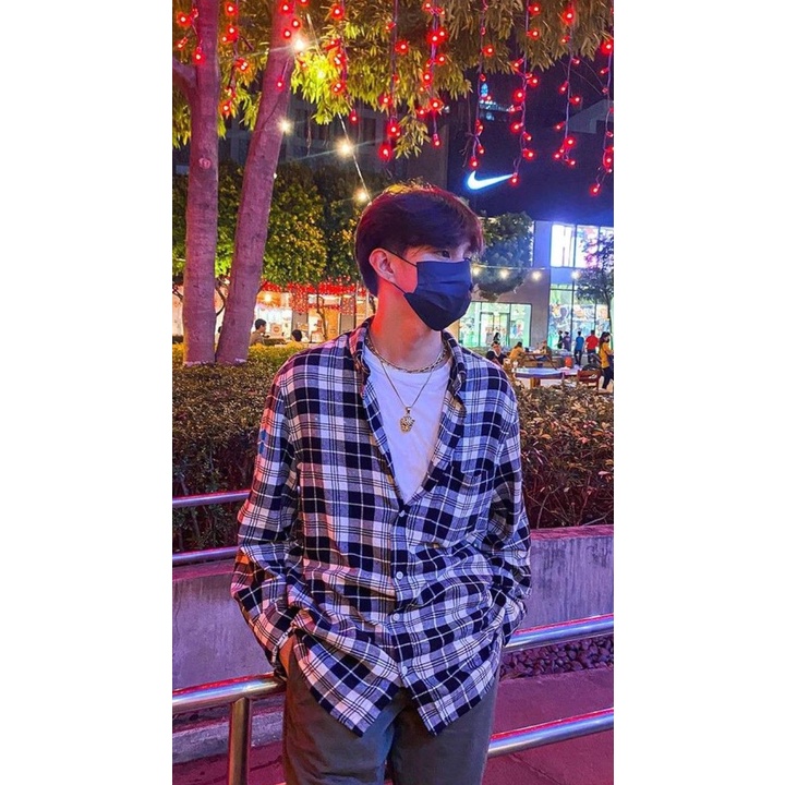 Áo sơ mi flannel 2hand unisex nam nữ