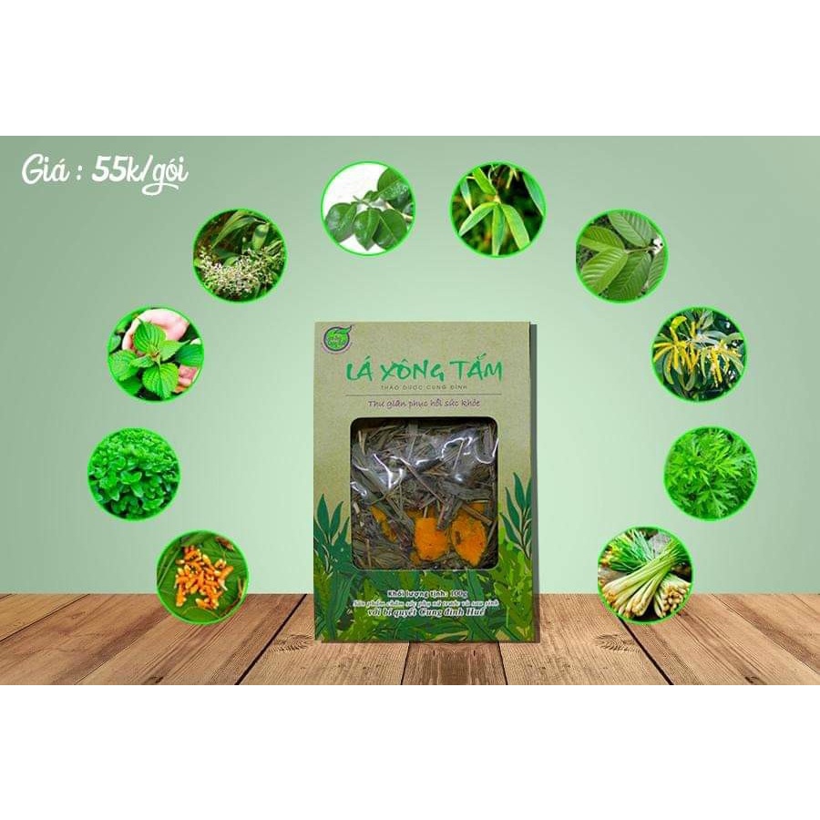 Lá xông tắm thảo dược Cung Đình