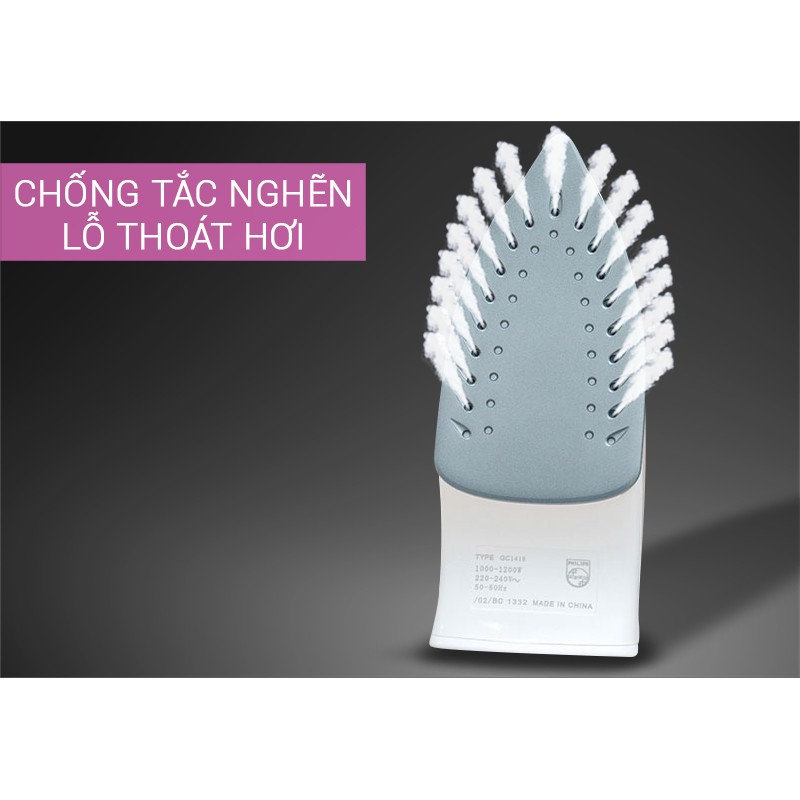 BÀN ỦI HƠI NƯỚC TRẮNG HỒNG GC1418