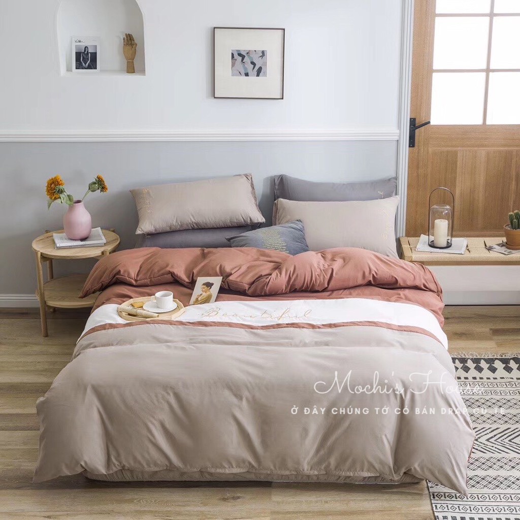 [HÀNG XUẤT NHẬT] BỘ CHĂN GA GỐI ĐỆM COTTON BEAUTIFUL DRAP GIUỜNG MẪU MỚI NHẤT | BigBuy360 - bigbuy360.vn