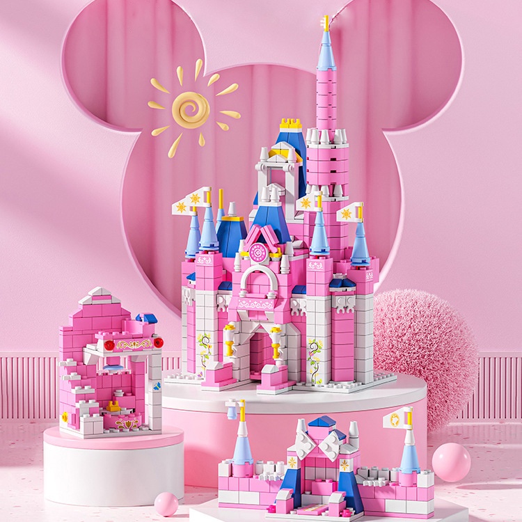 [1000 CHI TIẾT] Đồ chơi lắp ráp lego lâu đài công chúa LĐCC1000, bộ xếp hình lego lắp ghép mô hình, đồ chơi con gái