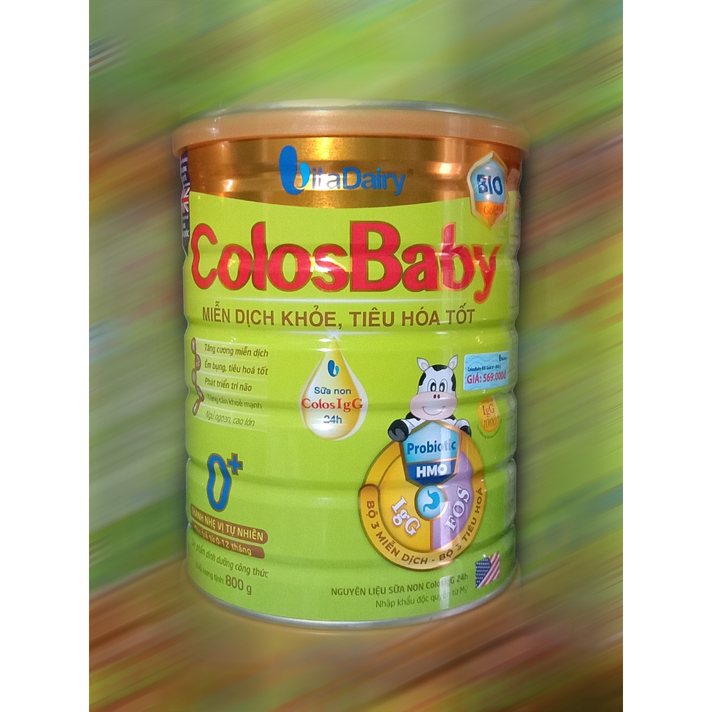 Sữa bột colos baby Bio 0+ 800g - Miễn dịch khỏe, tiêu hóa tốt