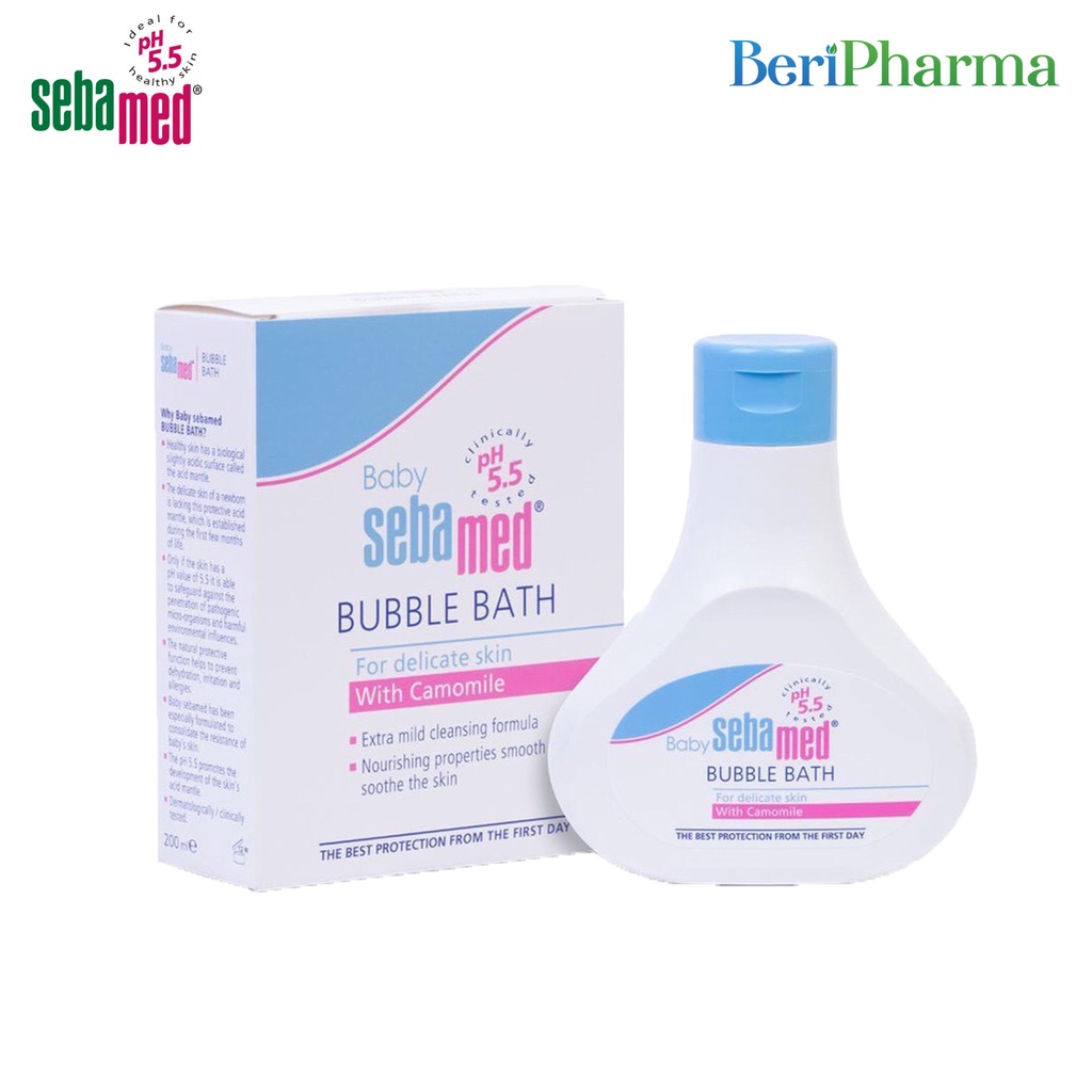 ✅[CHÍNH HÃNG] Sebamed Sữa Tắm Dịu Nhẹ Toàn Thân pH5.5 Baby Bubble Bath 200ml