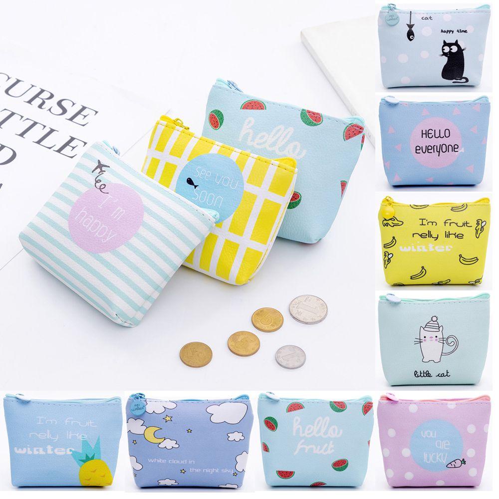 UUMIR 1 Ví Đựng Tiền Xu / Thẻ / Đồ Trang Điểm Nhỏ Gọn Tiện Lợi Cho Nữ