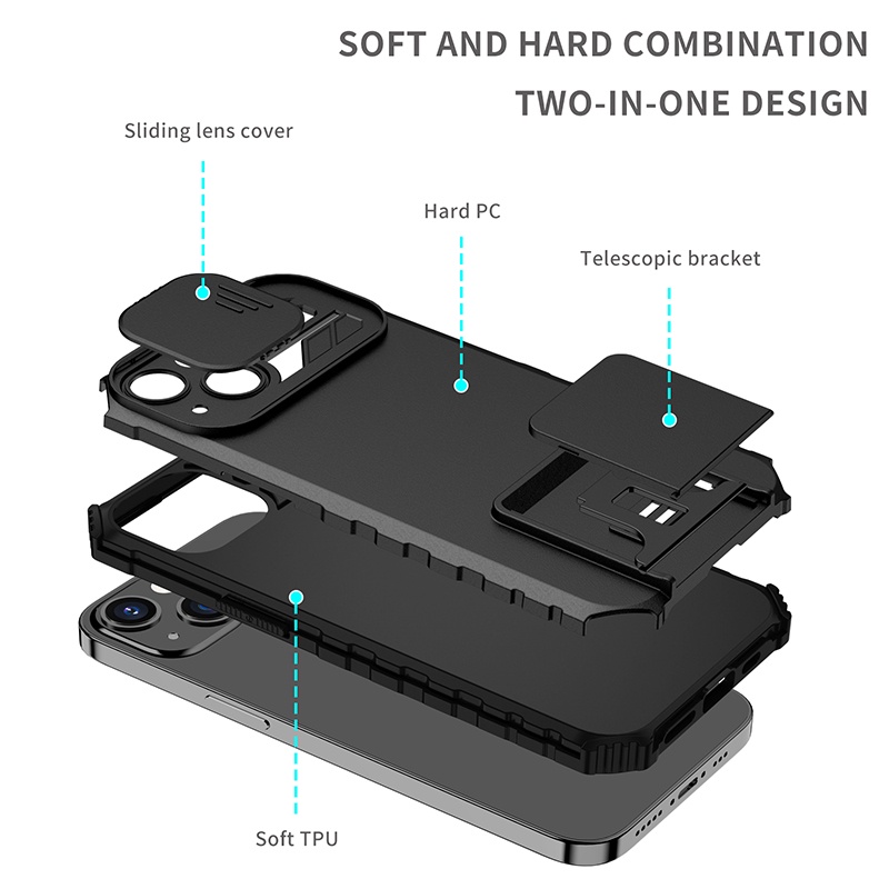 Dành Cho Samsung Galaxy Note 20 / Note 20 Ultra 5G Ốp Chống Sốc Đẩy Kéo Bảo Vệ Camera Đứng