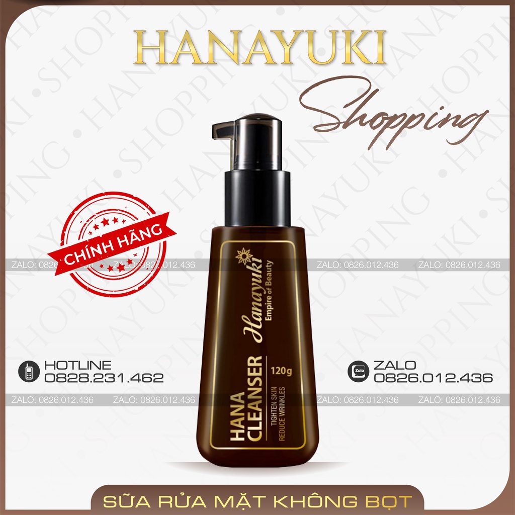 Sữa rửa mặt hanayuki DATE 2024