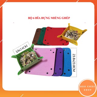 Phụ kiện ghép tranh Jigsaw Puzzle đĩa đựng các mảnh ghép