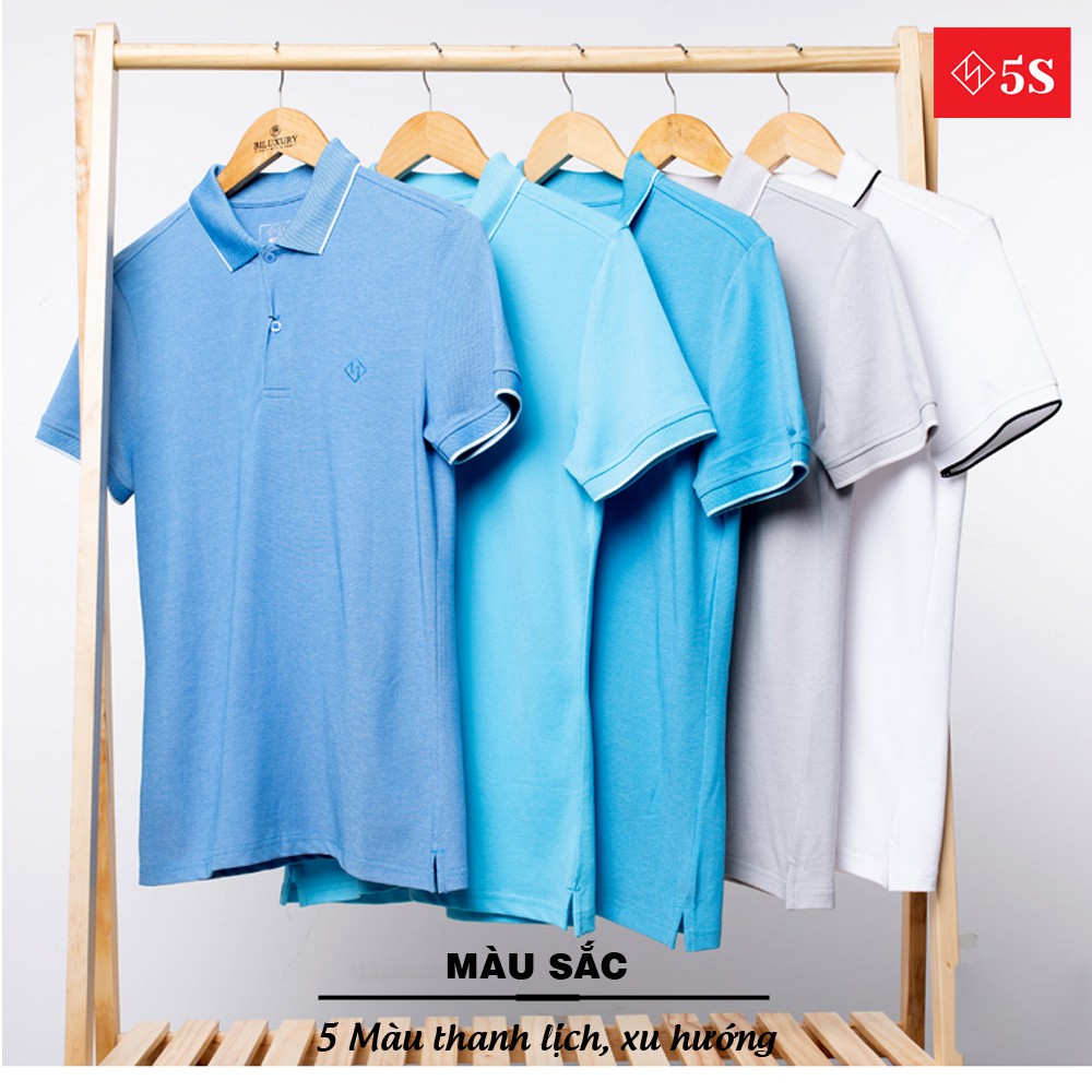 [Mã FAMALLT5 giảm 15% đơn 150K] Áo Thun Nam Có Cổ 5S (5 mẫu) Tay Ngắn, Hàng Hiệu, Mẫu Mới 2020 | BigBuy360 - bigbuy360.vn