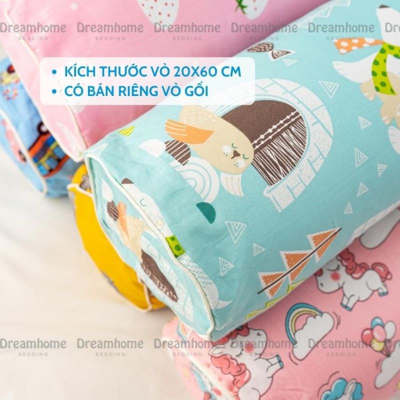 Gối ôm cho bé mẫu cute vải cotton 100%