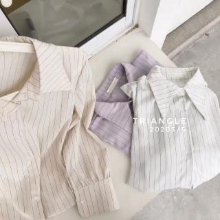 sơ mi satin kẻ SM-826