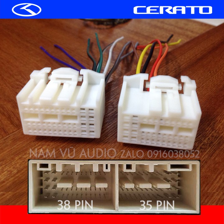 ❡Dây cáp 73 PIN kết nối đầu CD ô tô KIA Cerato 2017 2018 2019