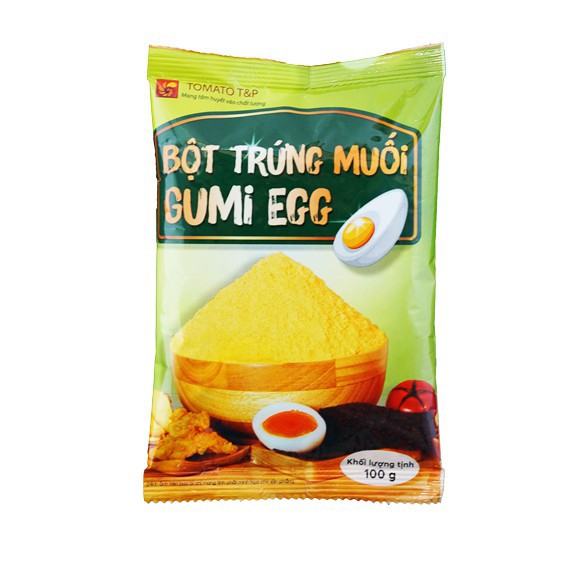 Bột trứng muối-xí muội-phô mai Tomato gói 100gr