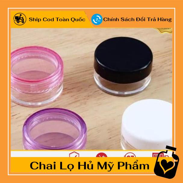 Hũ chiết mỹ phẩm 3g/5g - Hũ chiết kem / chai lọ chiết mỹ phẩm [Nguồn Chai Lọ Sỉ]