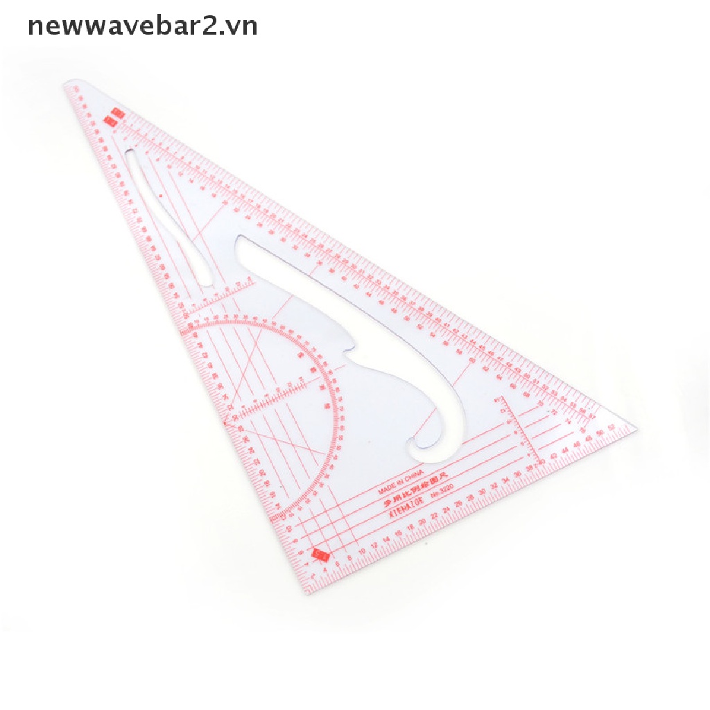 Thước tam giác đa năng dùng trong may vá