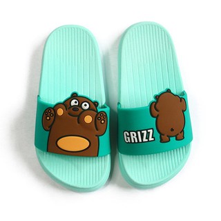 Dép Gấu We bare bears Gấu Grizz