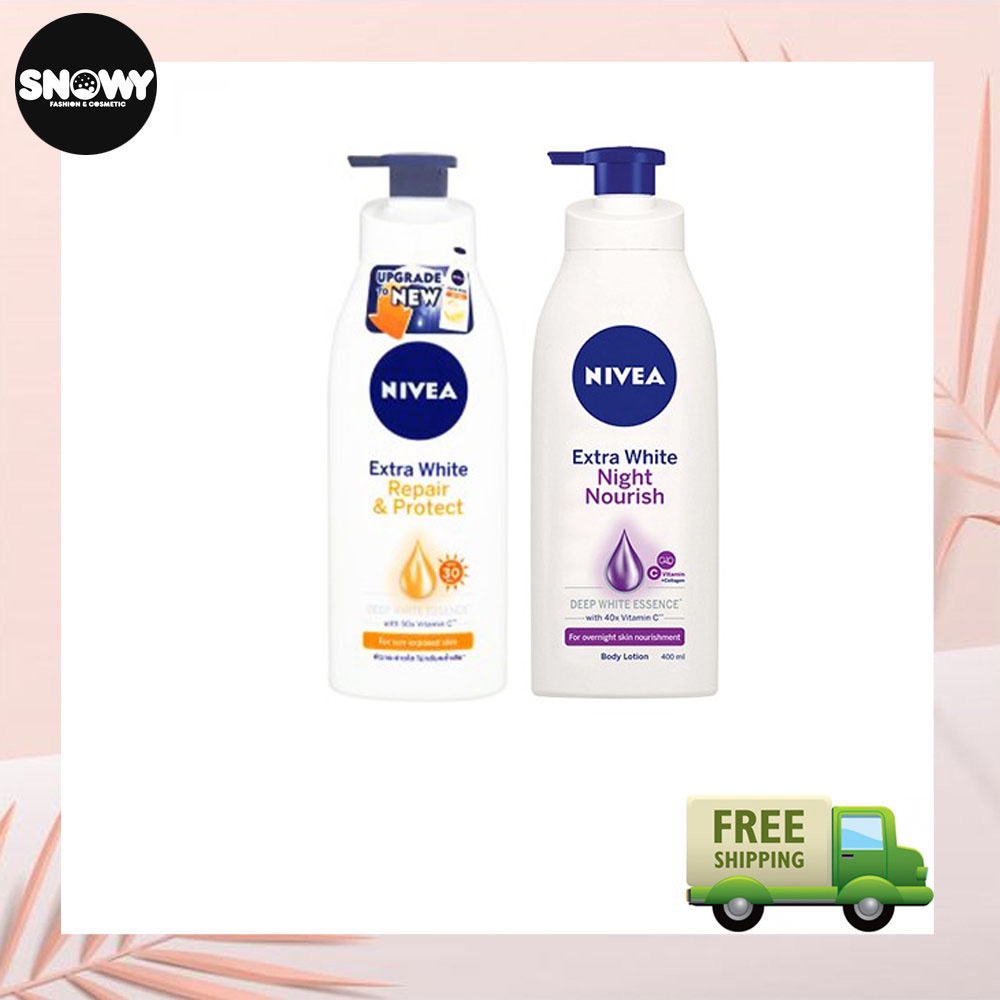 Sữa Dưỡng Thể Dưỡng Trắng Da Ban Đêm Nivea Extra White Night Nourish Body Lotion 350ml