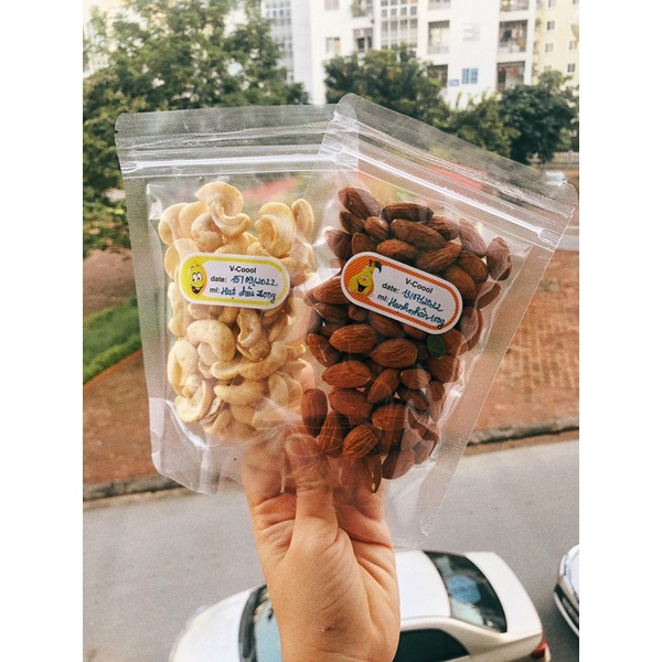 Combo Các loại Hạt dinh dưỡng( nhân sống) - 100g nguyên liệu làm Ngũ cốc, Sữa , Bánh, bột ăn dặm cho bé