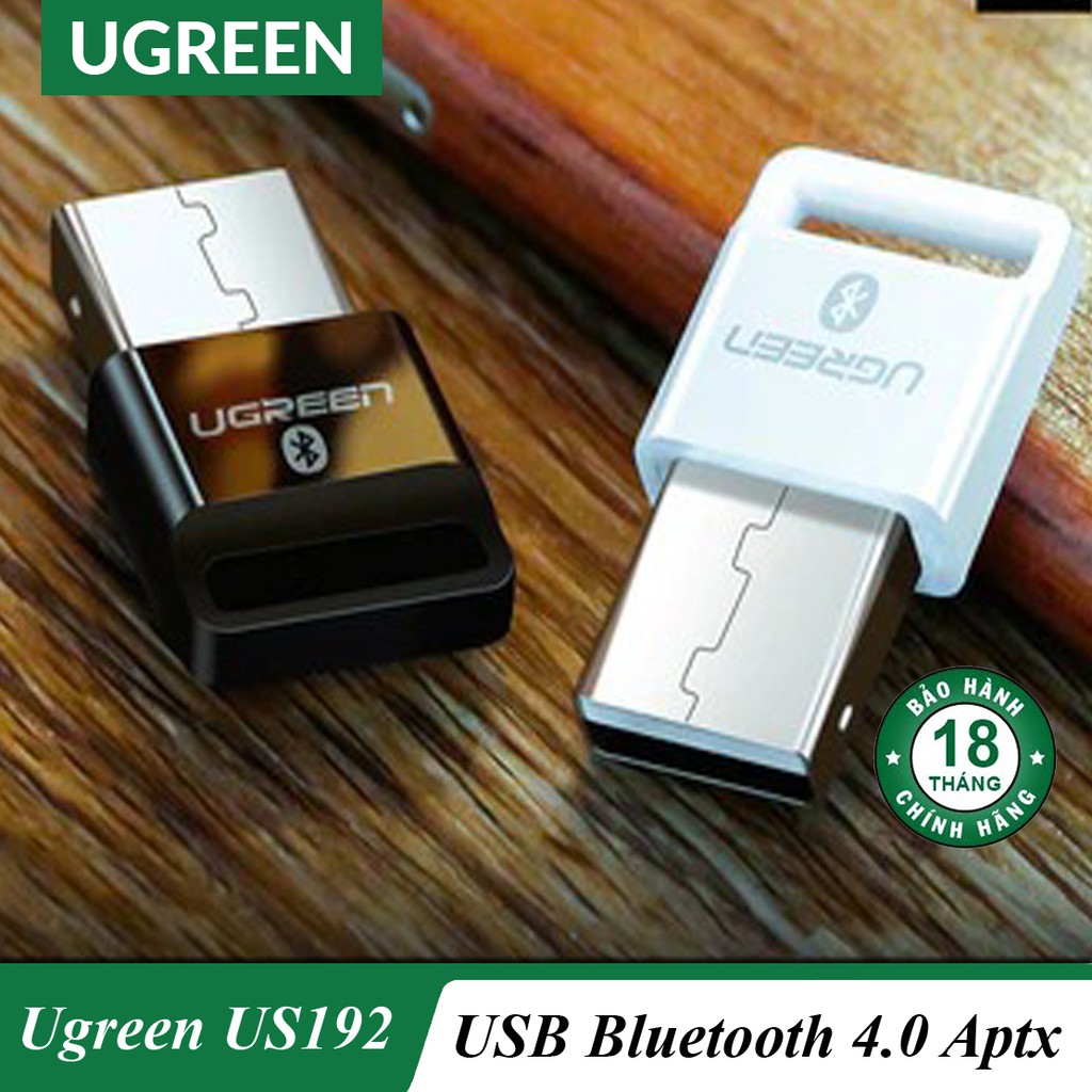 USB thu Bluetooth 4.0 Ugreen US192 - Hàng Chính Hãng - Bảo Hành 18 Tháng