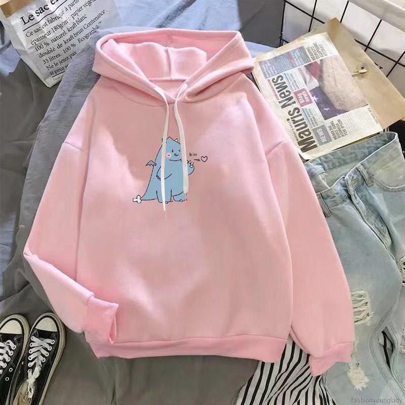 Áo Hoodie Nữ Cute Fom Rộng, SIZE [ MA 18 ] | BigBuy360 - bigbuy360.vn