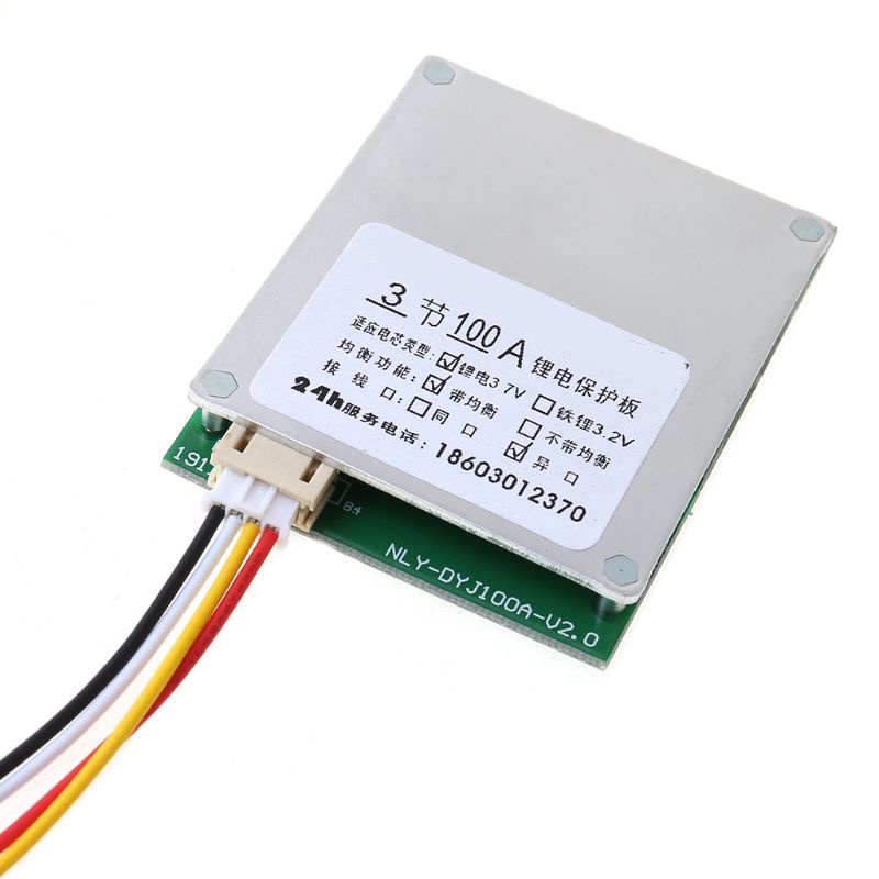 Bảng mạch cân bằng bảo vệ pin Lithium 3S 12V 100A BMS