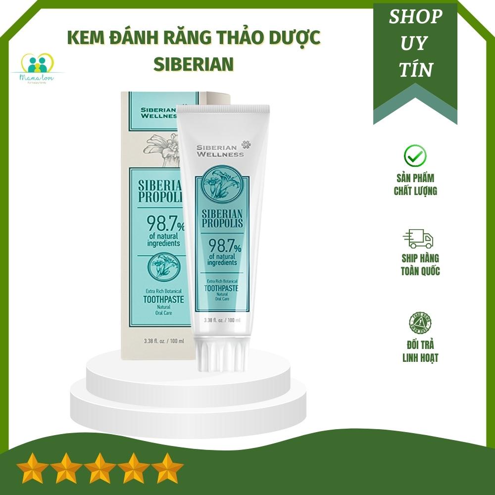 Kem Đánh Răng Thảo Dược Keo Ong SIBERIAN Health ( bao bì mới, tăng dung tích lên 100 ml)