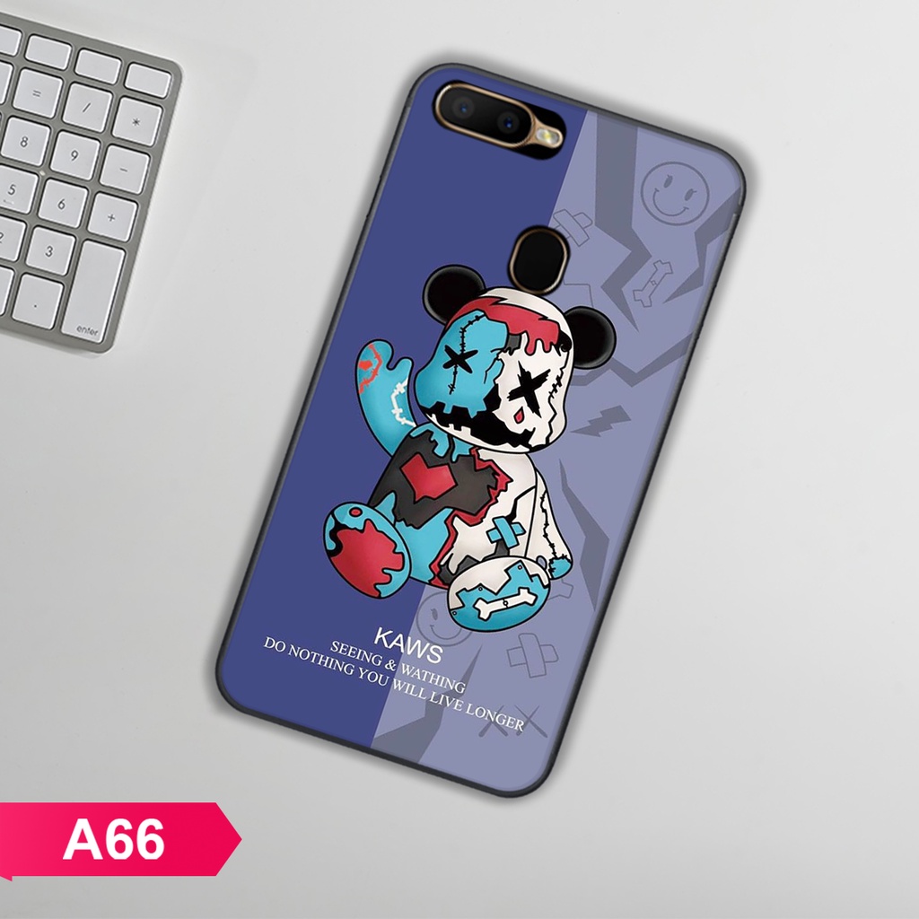 ỐP LƯNG OPPO A5S-OPPO A12-OPPO A7-OPPO F9-OPPO REALME 2 PRO IN HÌNH BEARBRICK CỰC HOT 2021