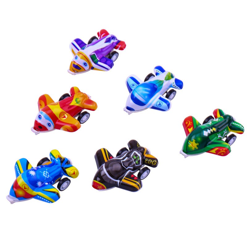 Đồ chơi máy bay mini chạy đà nhiều màu sắc cho bé thỏa thích vui chơi
