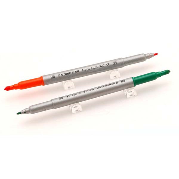 Vỉ bút dạ mầu cao cấp STAEDTLER 320 NWP (2 đầu ngòi ) Size 10 mầu và 12 mầu