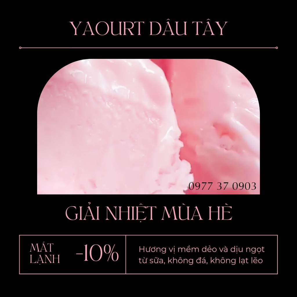 Yaourt Dâu Tây (sữa chua bịch) nhà làm - 100% từ sữa bò tươi nguyên chất và chanh dây tự nhiên